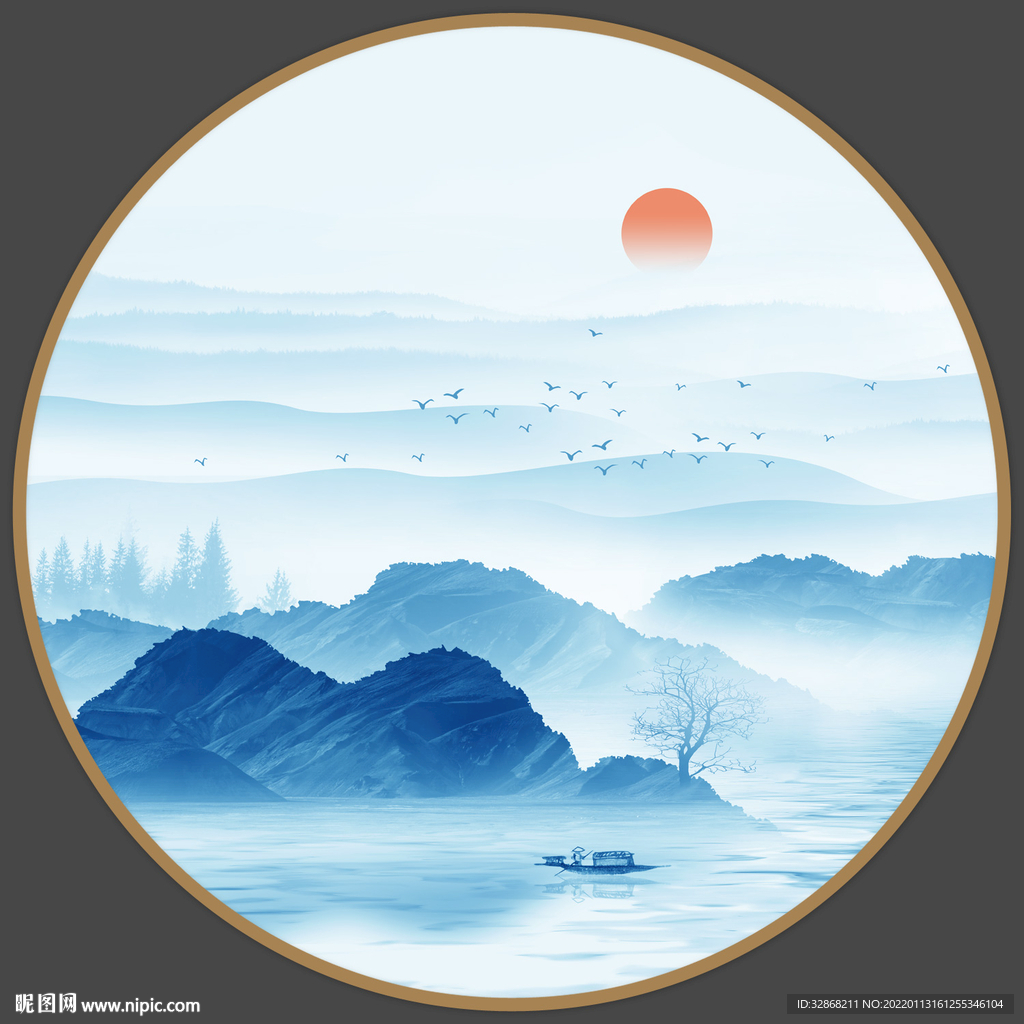水墨山水