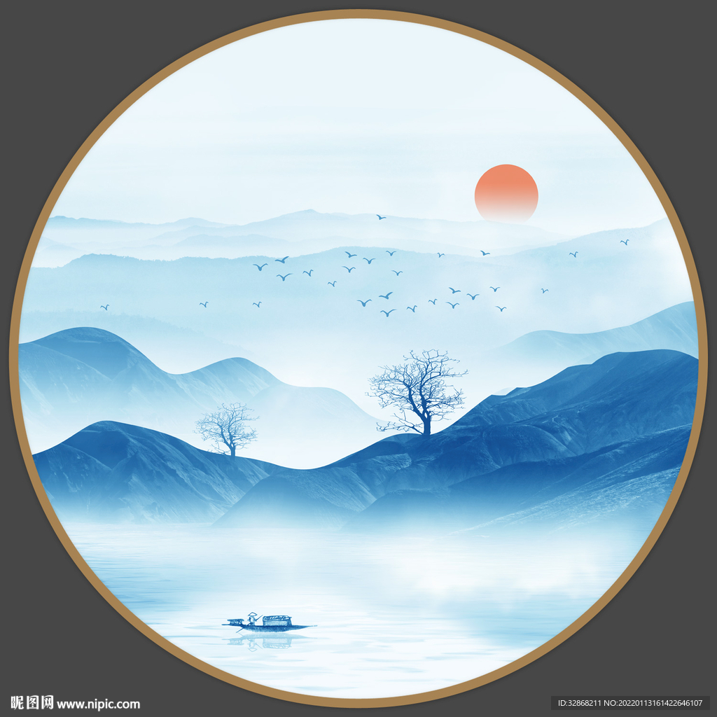 意境山水画