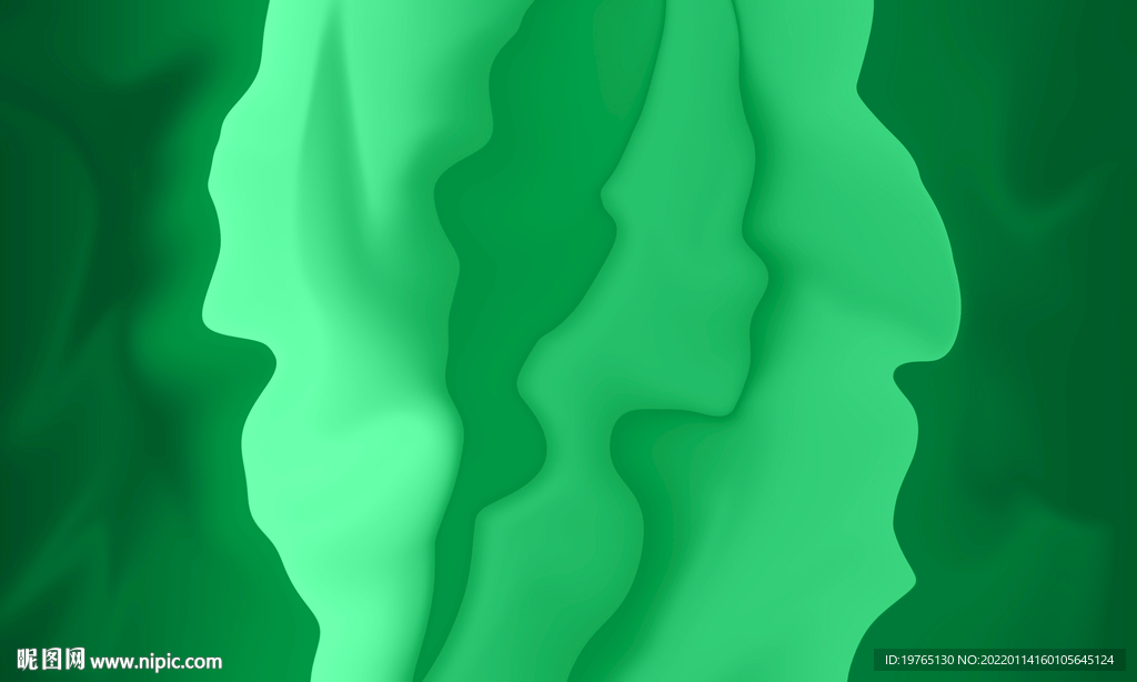 绿色流体背景