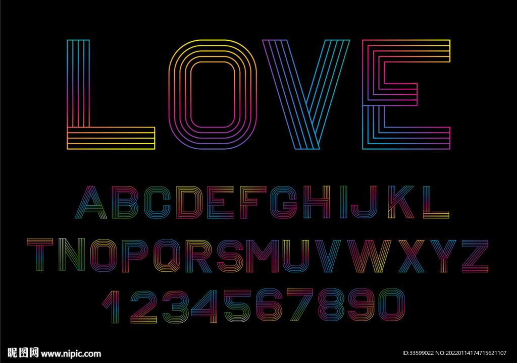 英文创意设计字体