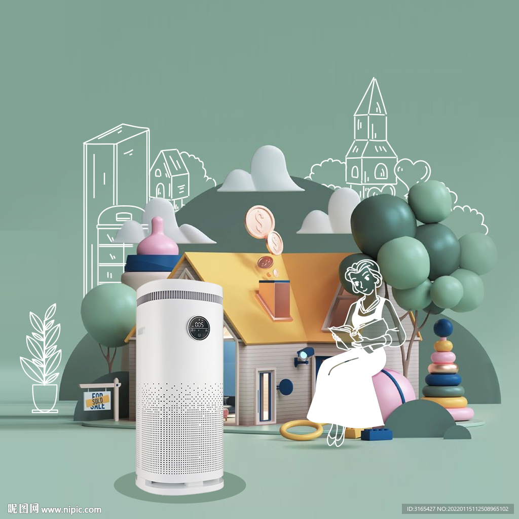 c4d家居场景