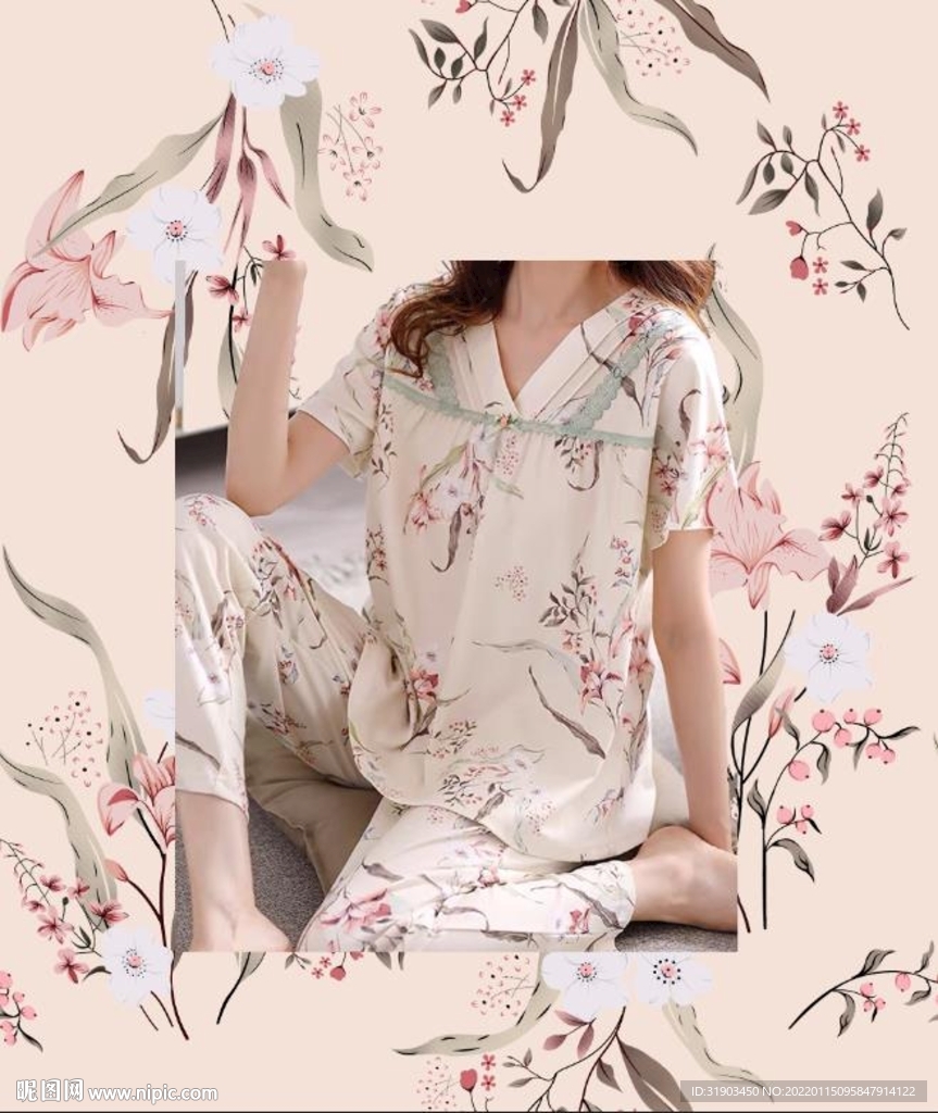 手绘花