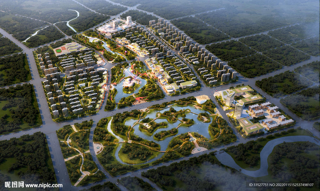 城市景观湿地规划
