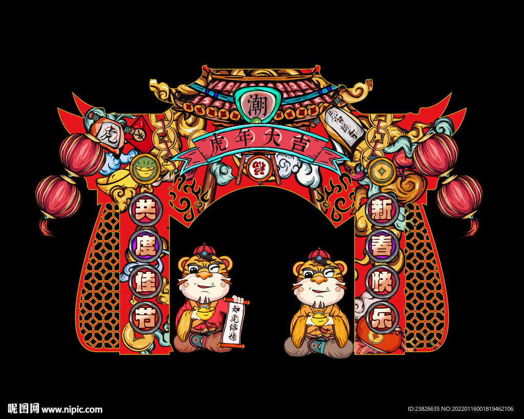 春节门头