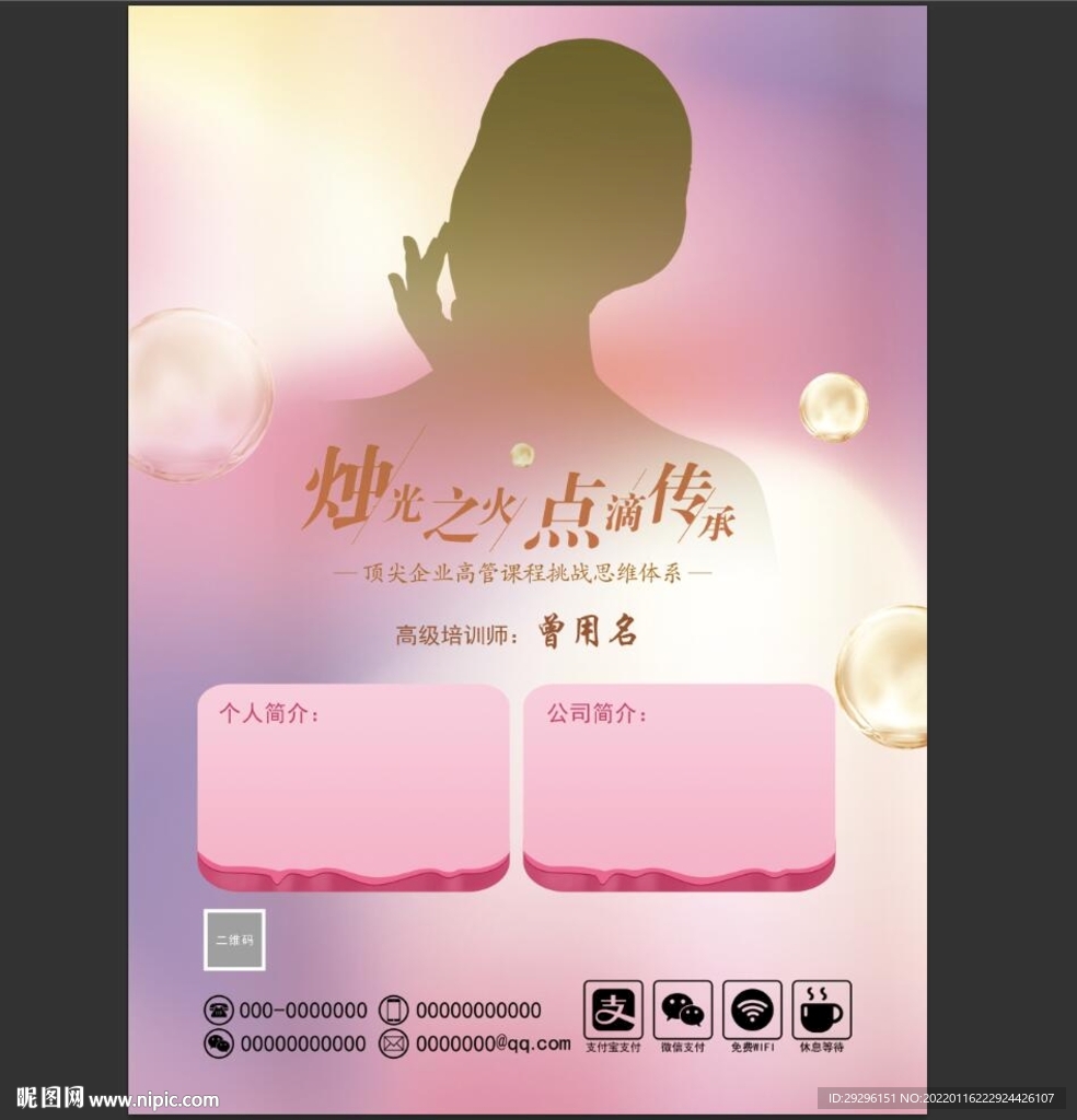 人物介绍展板