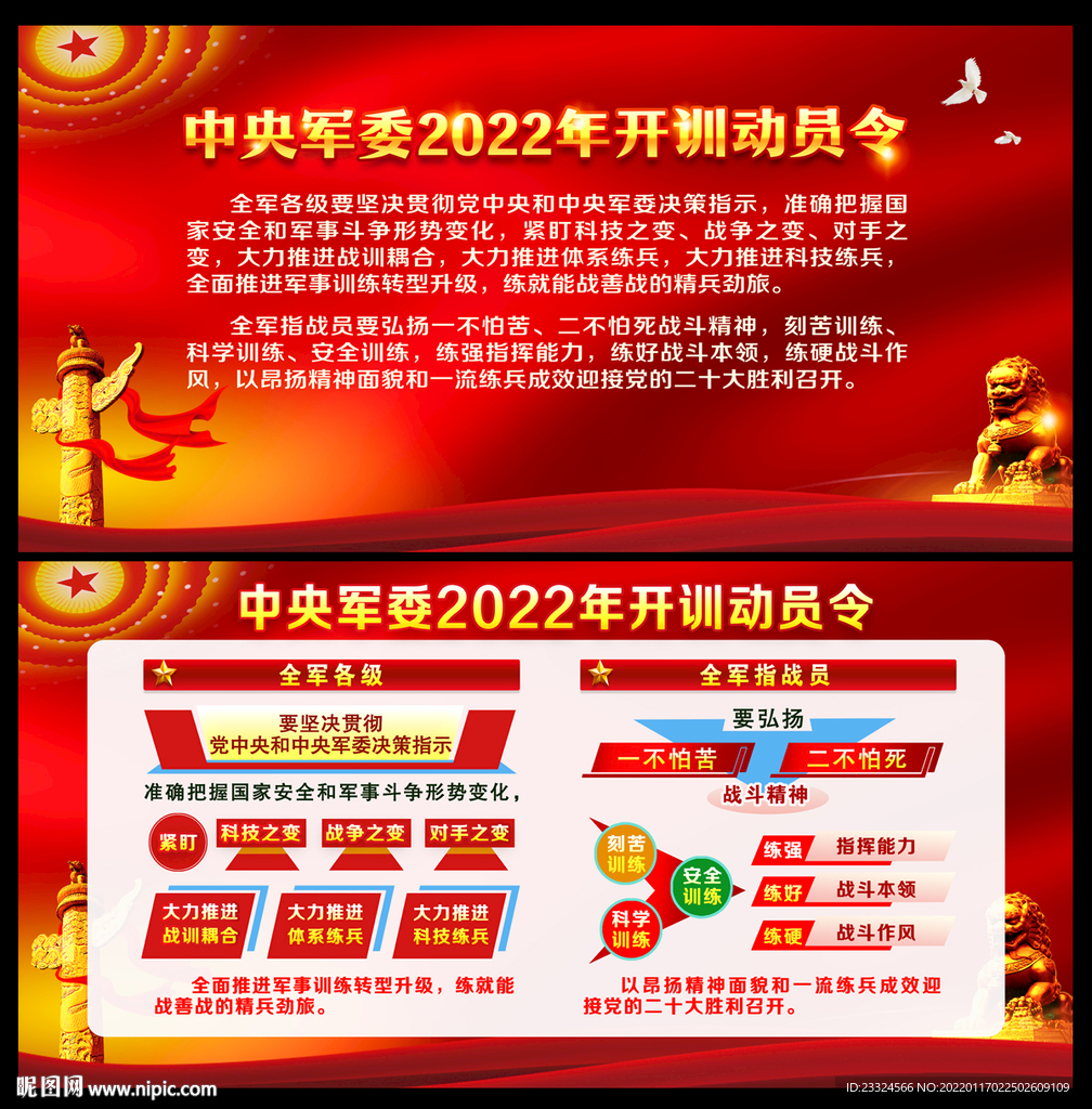 2020全军开训动员令