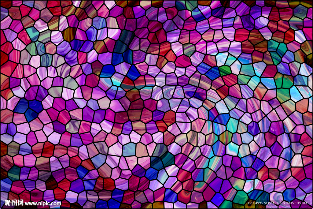 彩色玻璃贴图