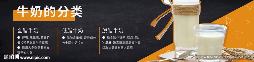 牛奶的分类