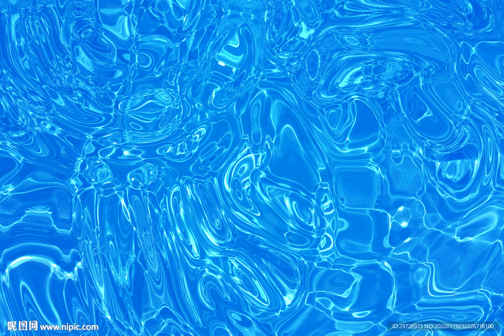 蓝色水波纹背景
