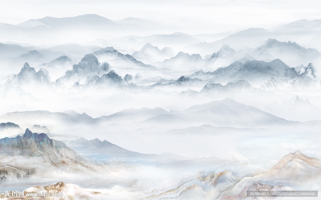 新中式电视背景墙