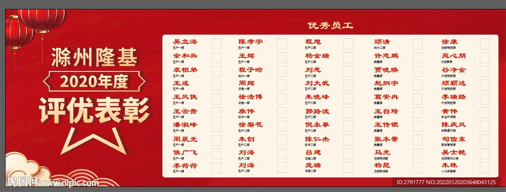 地产红色展板 评优板 公示板