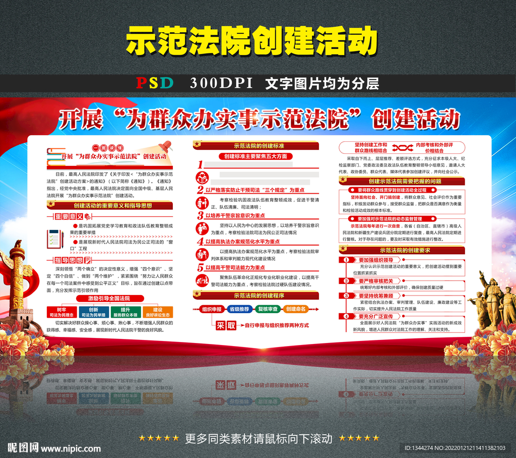 示范法院创建活动