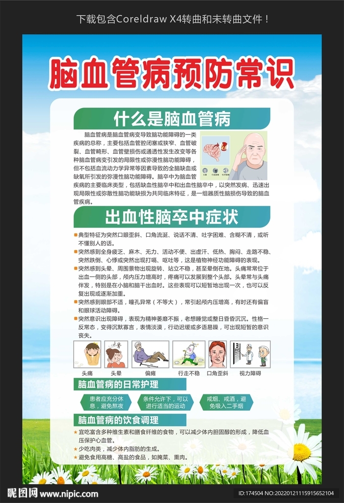 脑血管病预防常识