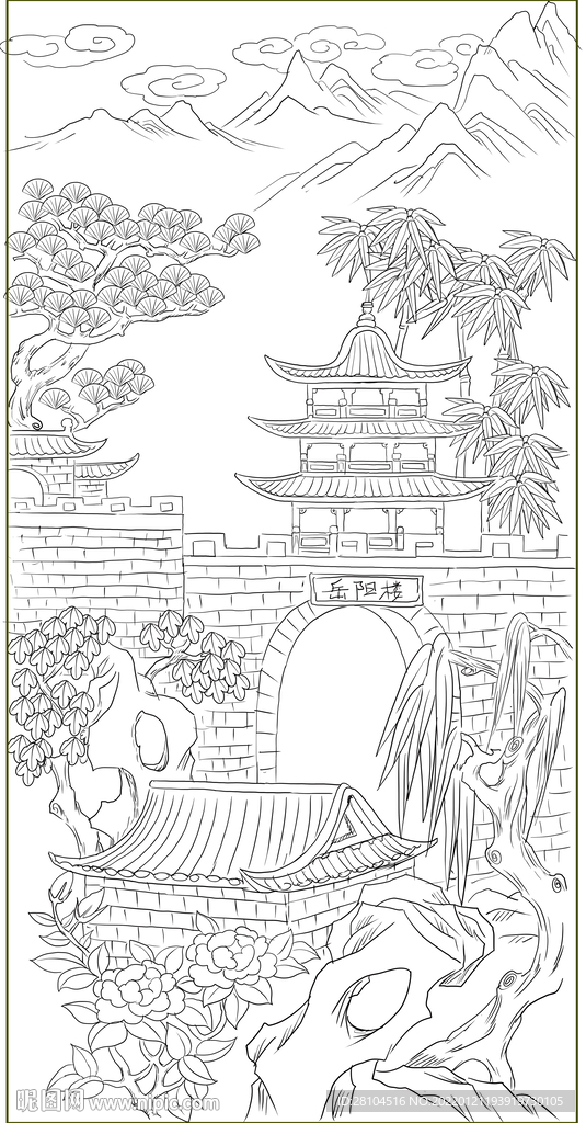 山水古代