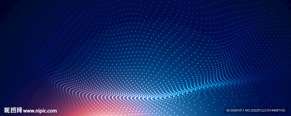 科技粒子线条海报背景