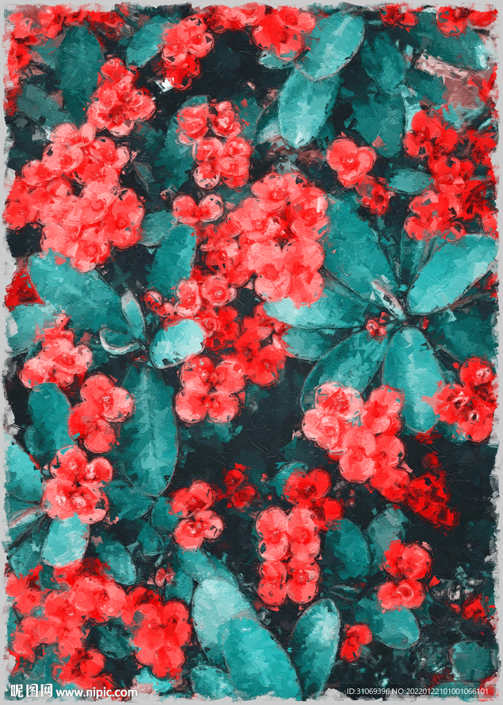  50X70厘数字油画装饰画素