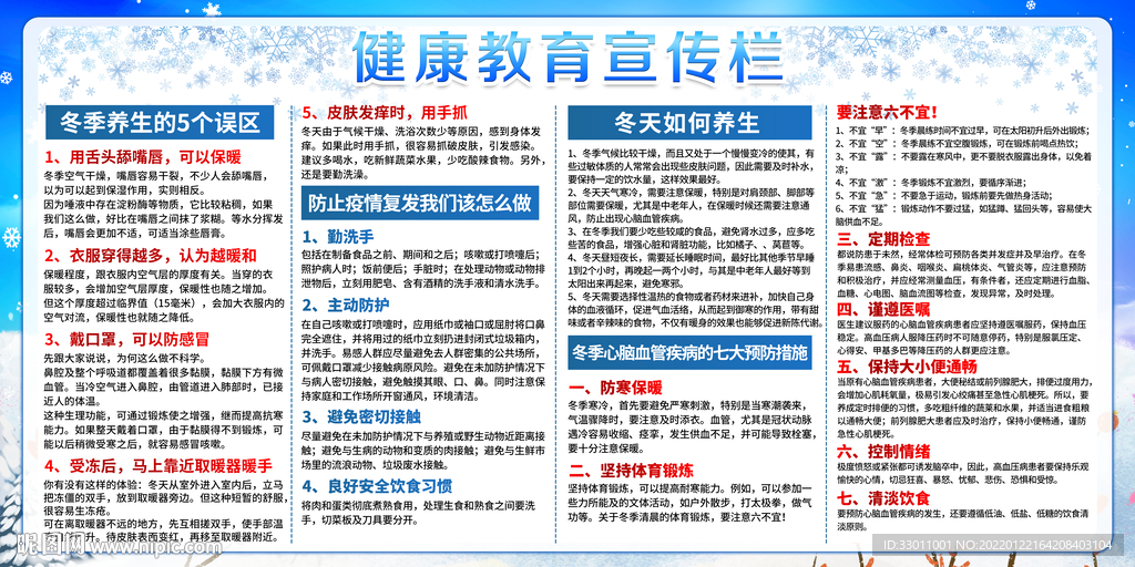 健康教育宣传栏