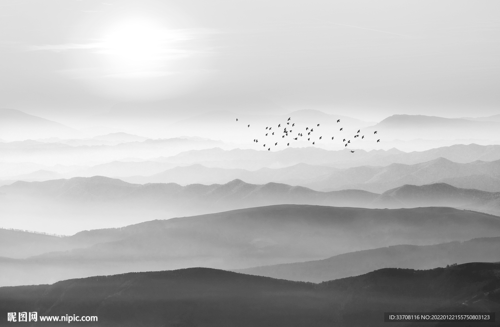 新中式山水画