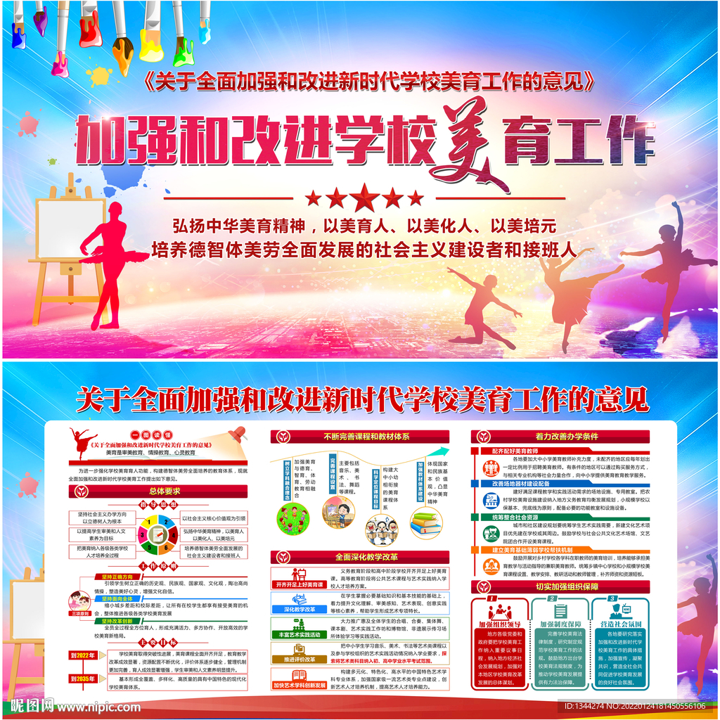 加强和改进新时代学校美育工作