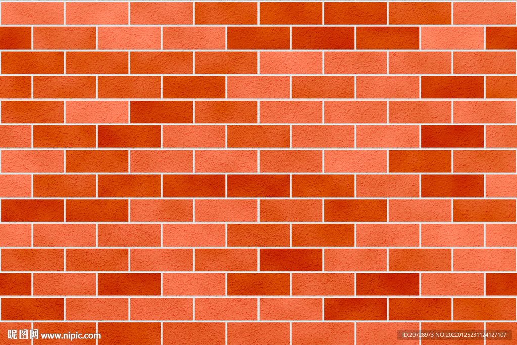 红色磨砂砖墙