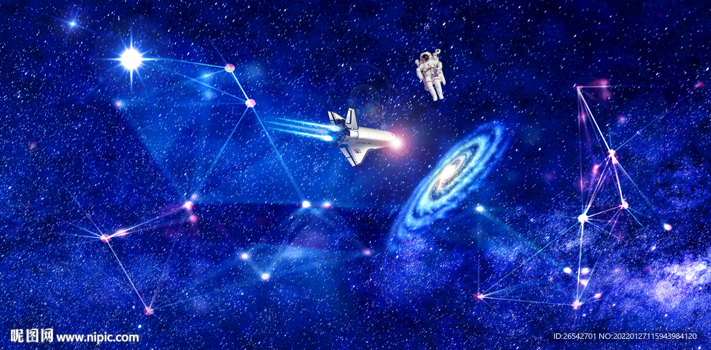 蓝色星空