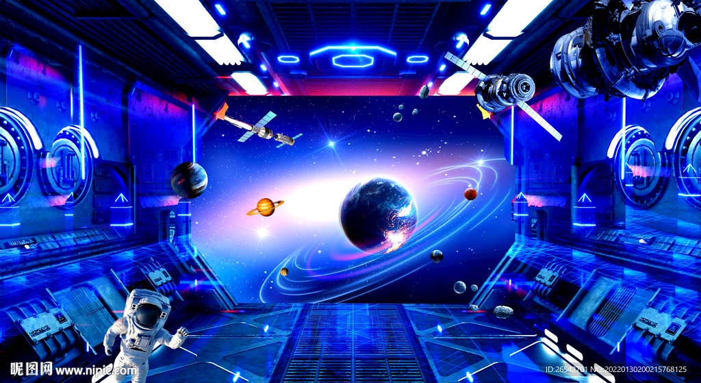 高清星空壁画