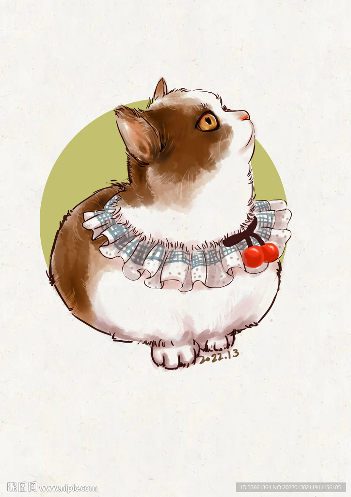ps手绘猫咪 