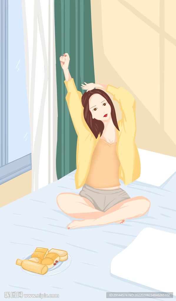 早起的女孩