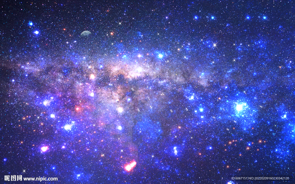 紫色星空