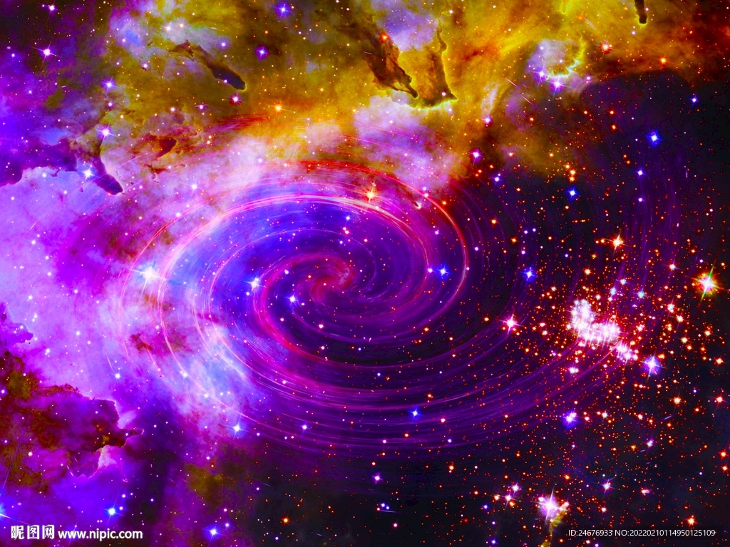 紫色星空软膜