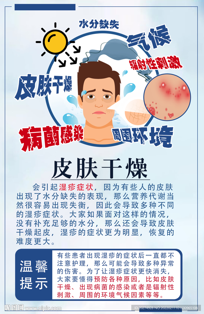 湿疹海报皮肤问题图片