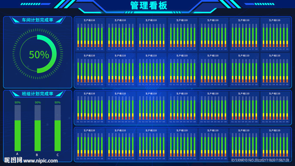 电视工厂工业显示器屏幕大屏仪表