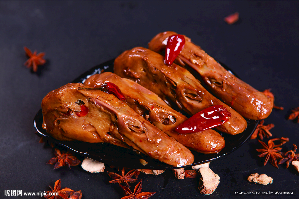 鸭肉 卤鸭头