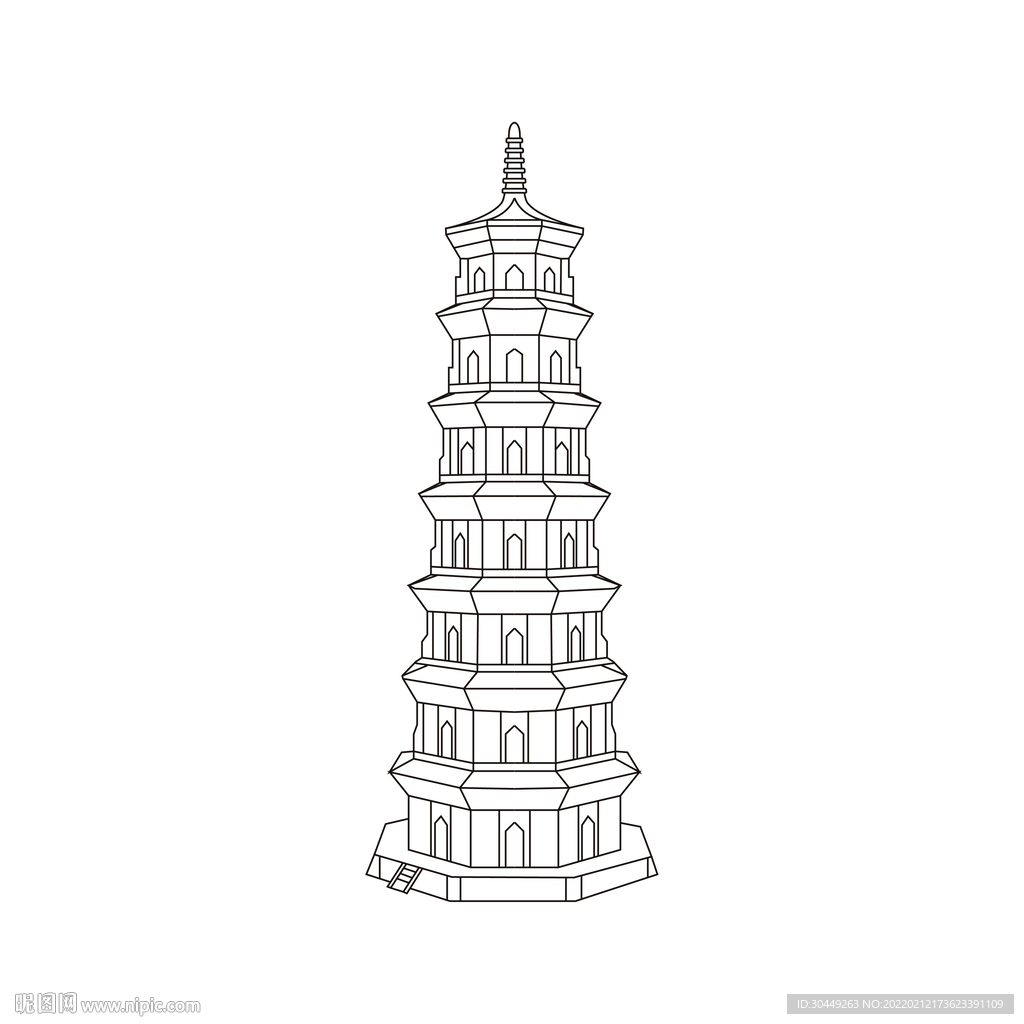 金鳌洲塔