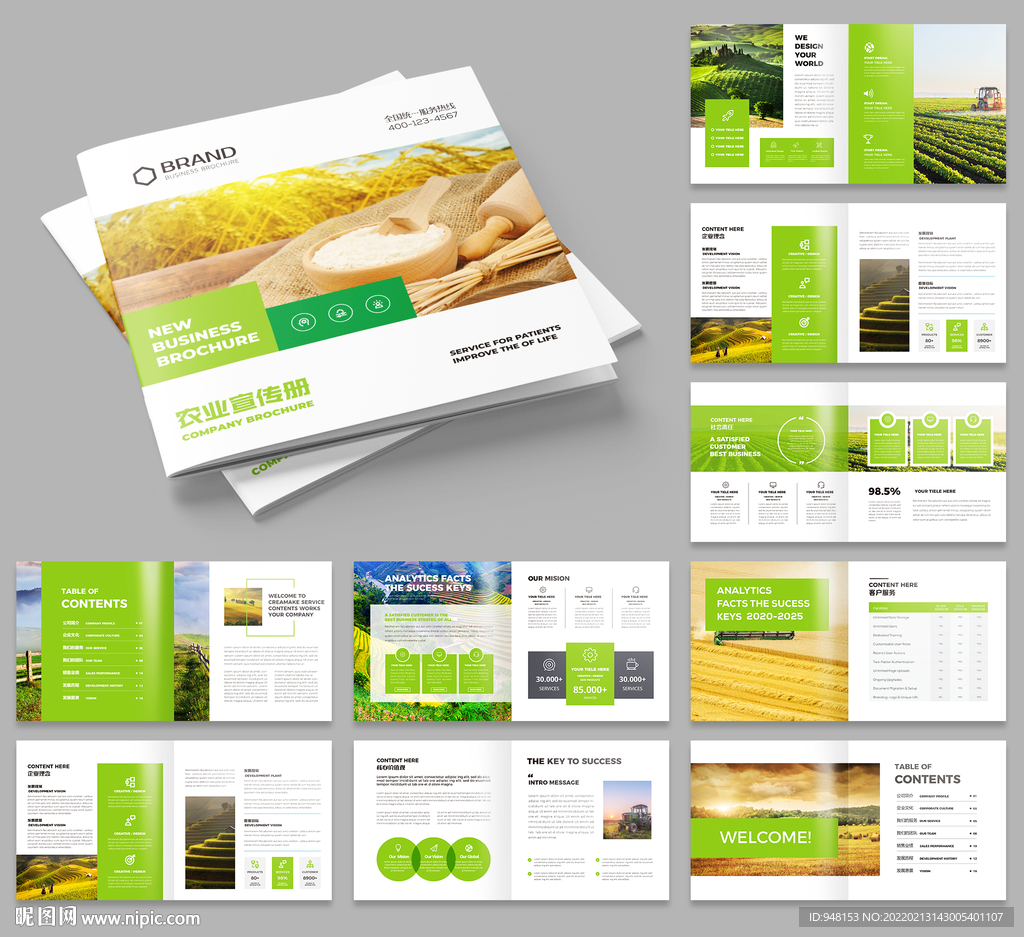 绿色农业宣传册