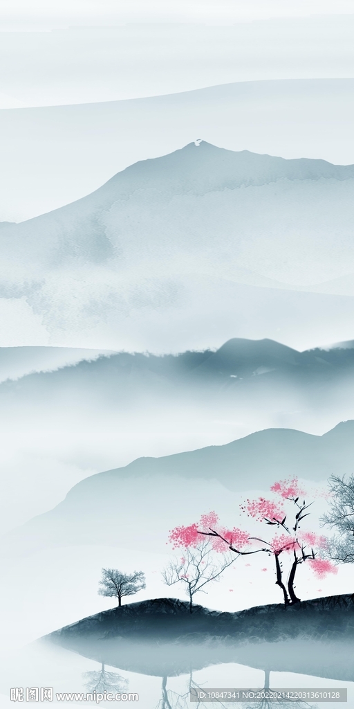 高档山水玄关新画 TIF分层