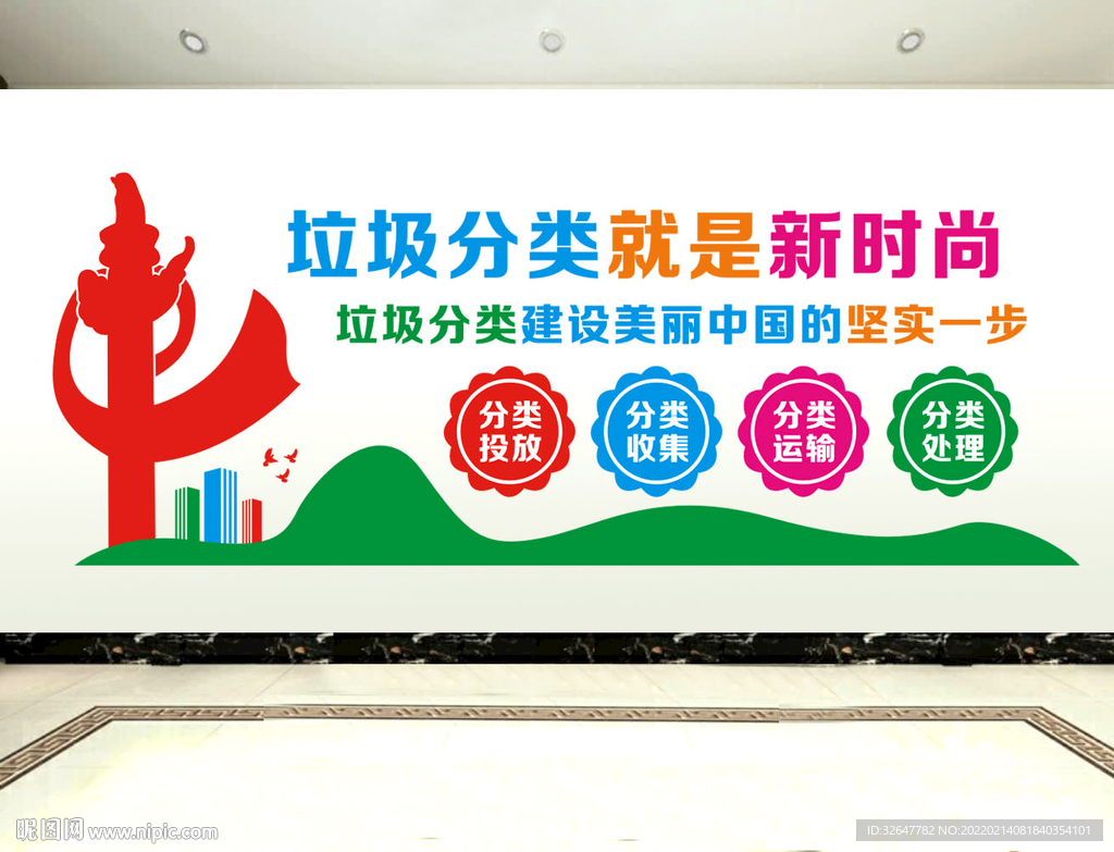 垃圾分类文化墙
