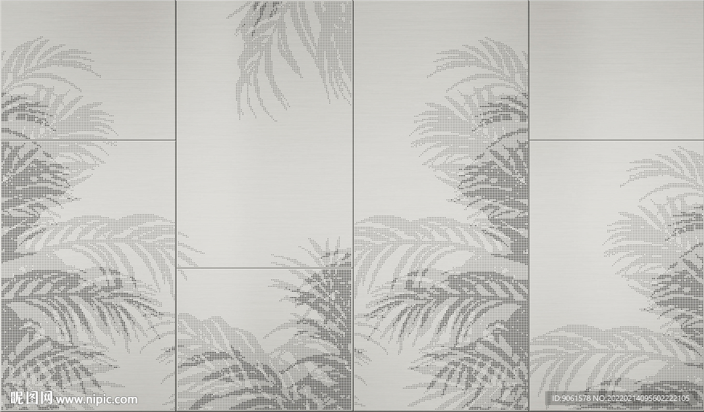 艺术冲孔板背景墙