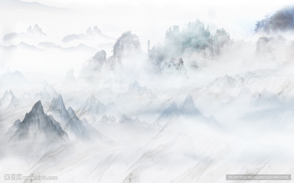 简约新中式背景墙