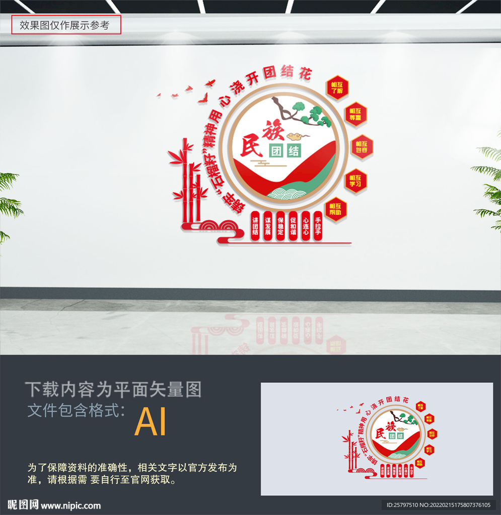 民族团结文化墙