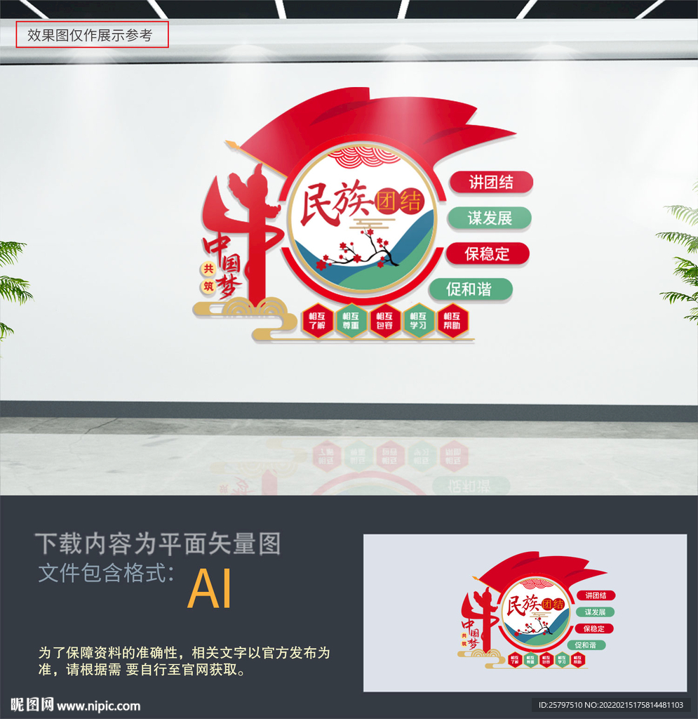 民族团结文化墙