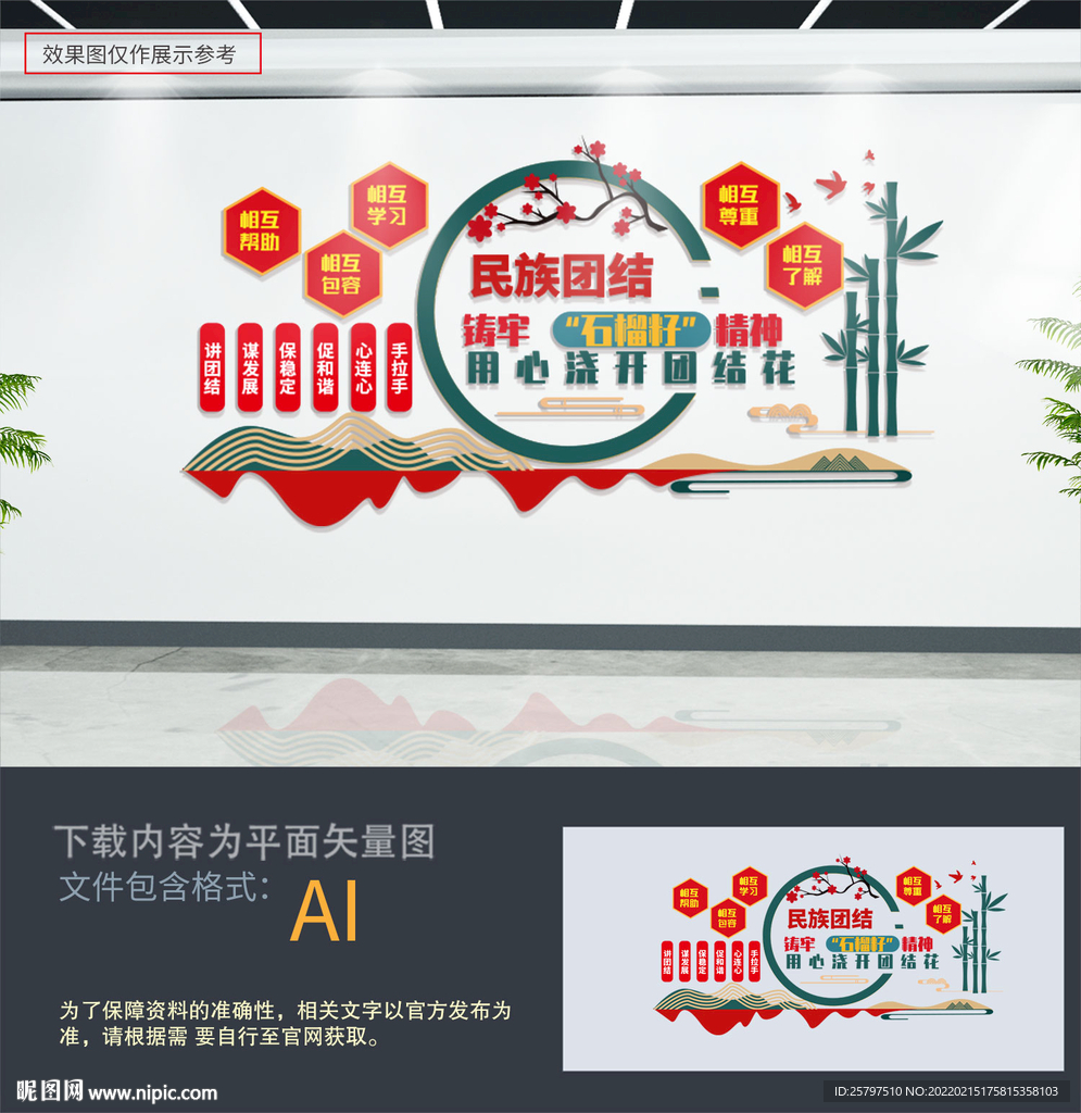 民族团结文化墙