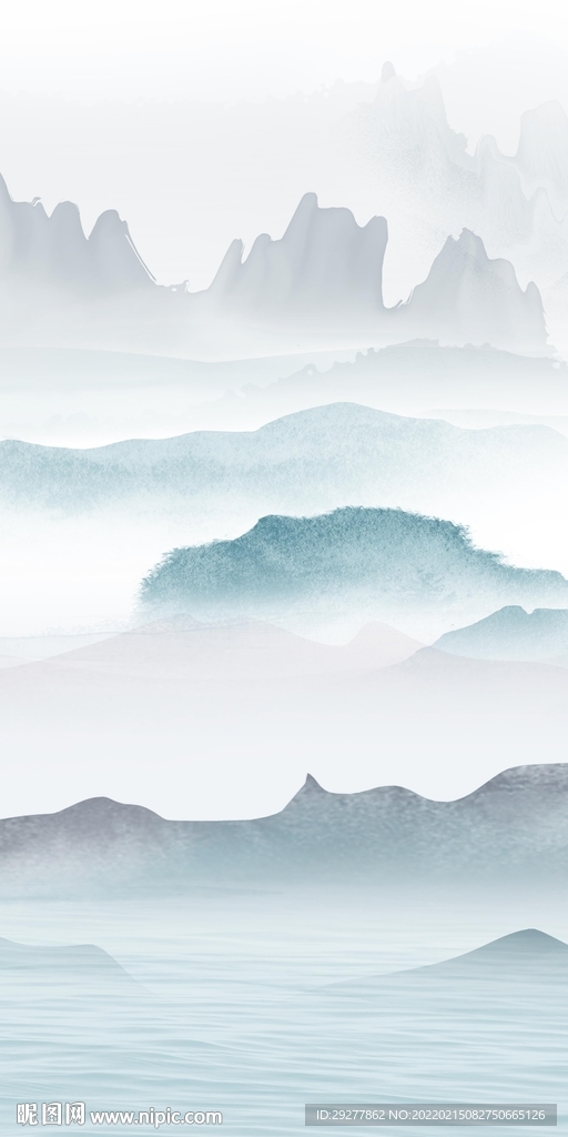 意境中式玄关背景 TIF分层