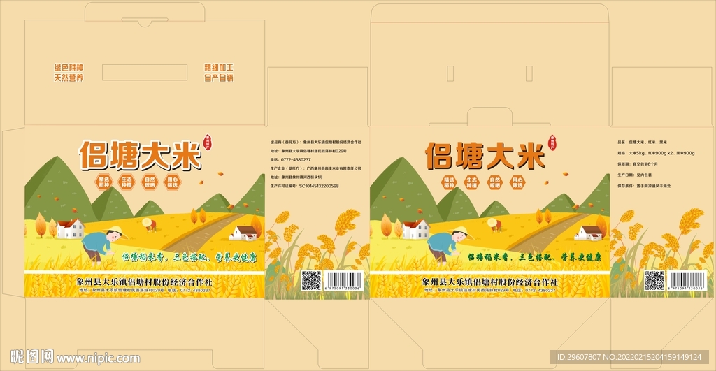 大米包装盒