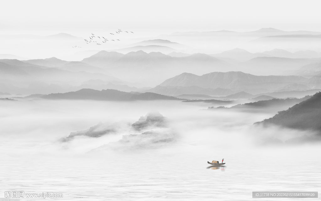 新中式山水画
