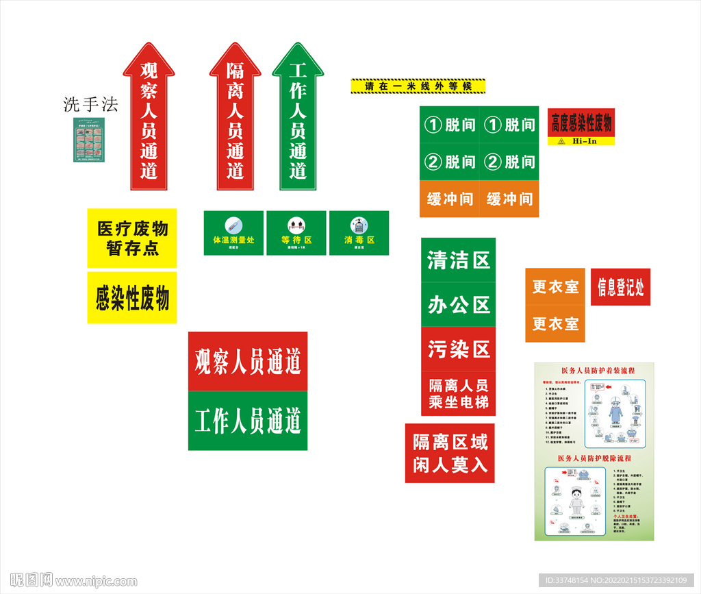 酒店隔离点标识