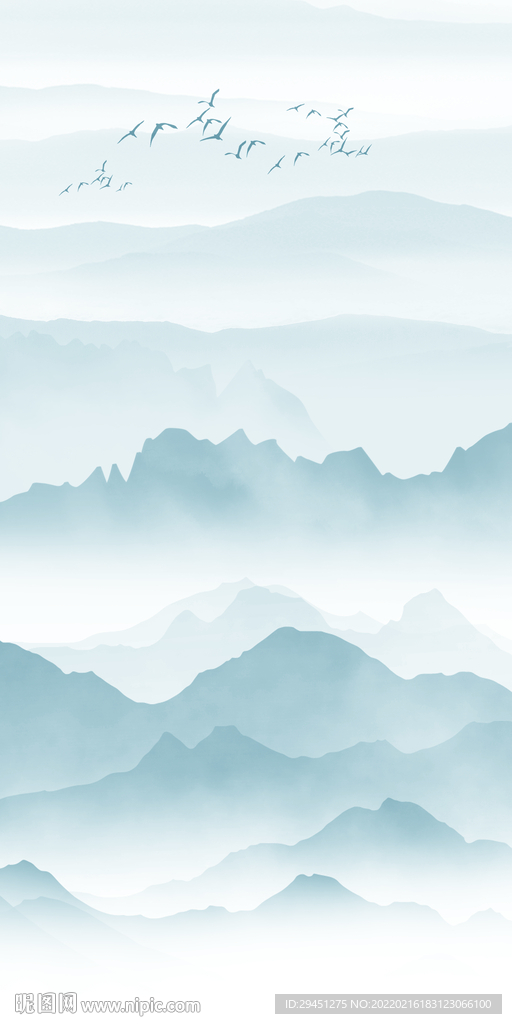 大气山水现代玄关 TlF分层