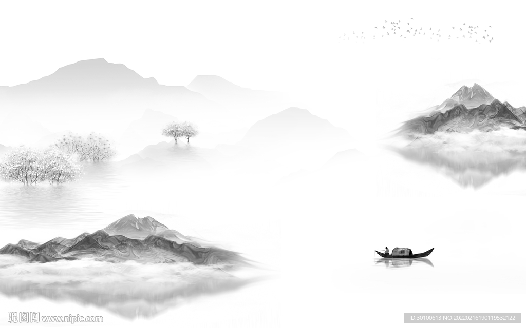 大气 灰色新款山水 TlF分层