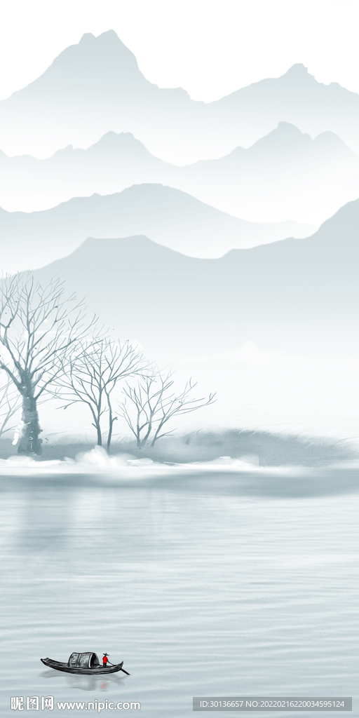 人气最新山水玄关 TIF分层