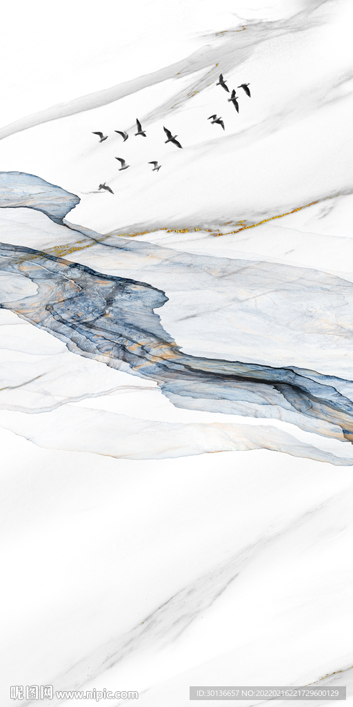 爵士白画玄关 TIF分层 